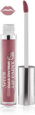 

Seven seas cosmetics makeup 24 h lip paint quick dry matte liquid lipstick set of 1(skin brown)