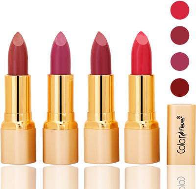 

Color Fever lipstick with Vitamin E, Enriched soft(Mauve, plum, mauve, neon, 16 g)