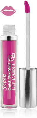 

Seven seas cosmetics makeup 24 h lip paint quick dry matte liquid lipstick set of 1(pink)