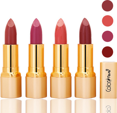 

Color Fever lipstick with Vitamin E, Enriched soft(Mauve, plum, peach, mauve, 16 g)
