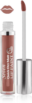 

Seven seas cosmetics makeup 24 h lip paint quick dry matte liquid lipstick set of 1(l brown)