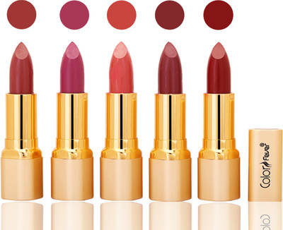 

Color Fever lipstick with Vitamin E, Enriched soft(Mauve, plum, peach, mauve, mauve, 20 g)