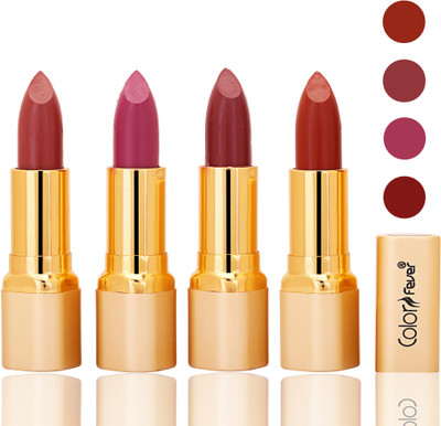 

Color Fever lipstick with Vitamin E, Enriched soft(Mauve, plum, mauve, dry orange, 16 g)