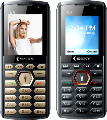 

Ssky K7I Combo of Two Mobiles(Gold&Orange)