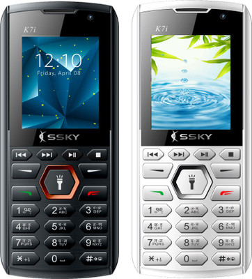 

Ssky K7I Combo of Two Mobiles(Orange&White)