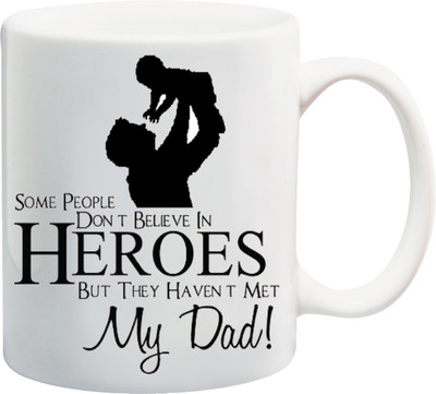 

ME&YOU World's Best Dad, Gift for Father,Dad,Papa,Father's Day, Birthday Gift Ceramic Mug(350 ml), Black