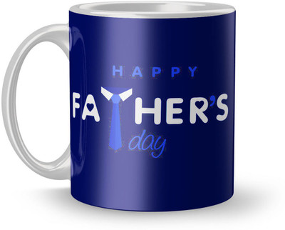 

Lovekushcart Beautiful 320ml Ceramic Printed mug Gift For Parents Gift For Dad I Love Dad Print Ceramic Coffee Ceramic Mug(320 ml), Multicolor