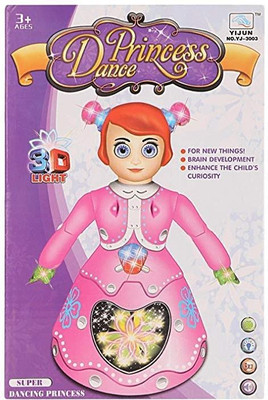 

Effe Shoppe 3D Light Music Dancing Princess Dance Girl Robot(Pink)