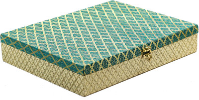 

LINE 'N' CURVES Printed Party Box(Gold, Pack of 3)