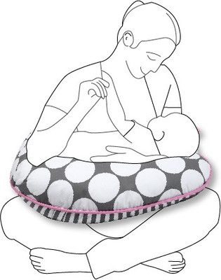 

Miss & Chief Polka Baby Pillow(Grey)