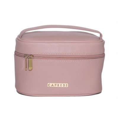 

Caprese Kitty Cosmetic Pouch Large Powder Cosmetic Bag(Pink)