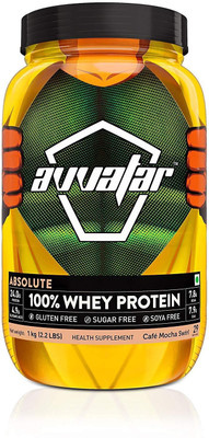 

Avvatar Absolute 100% - 1 kg Cafe Mocha Swirl Whey Protein(1 kg, Cafe Mocha Swirl)