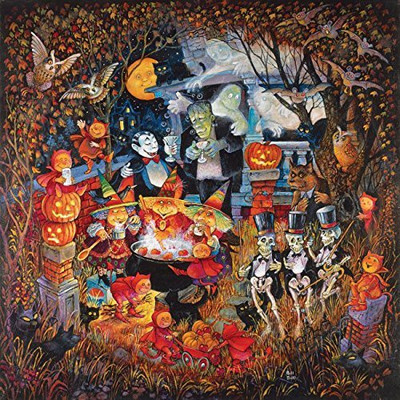

SunsOut Monsters Night Out 1000 pc Jigsaw Puzzle(1000 Pieces)