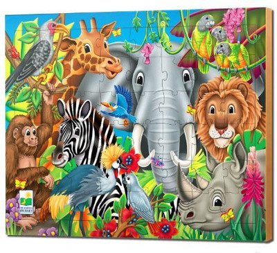 

The Learning Journey 48 Piece Lift & Discover Jigsaw Puzzle, Animals of the World(48 Pieces)