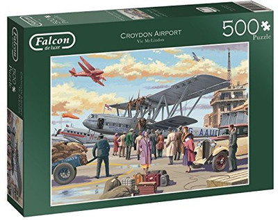 

Jumbo Falcon de Luxe - Croydon Airport 500 Piece Jigsaw Puzzle(500 Pieces)