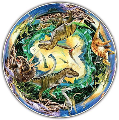 

A Broader View Round Table Puzzle - Prehistoric World (500 Piece)(500 Pieces)