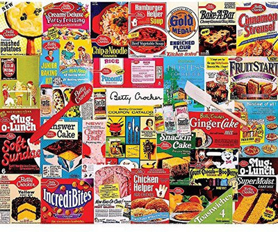

White Mountain Puzzles White Mountain Betty Crocker 1000 Piece Jigsaw Puzzle Art By Charlie Girard(1000 Pieces)
