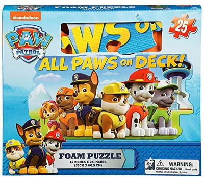 

Gift Item Paw Patrol Foam 25 Piece Floor Puzzle by(25 Pieces)