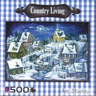 

Sure-Lox Ann Stookey 500 Piece Jigsaw Puzzle: Hidden Mountain Village 19" X 14"(500 Pieces)