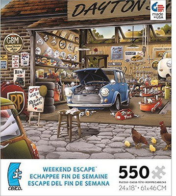 

Ceaco Weekend Escape Joe and Roy Bait Shop 550 Piece Jigsaw Puzzle(50 Pieces)