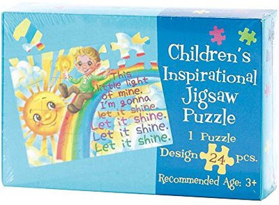 

Dicksons Little Light Let it Shine 11 x 8 Cardboard 24 Piece Childrens Puzzle and Devotion(24 Pieces)