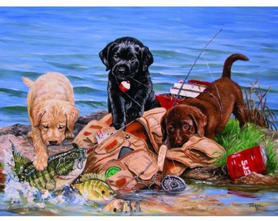 

SunsOut Three Little Fisherman 500 pc Jigsaw Puzzle(500 Pieces)