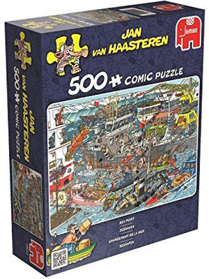 

Jumbo Sea Loading Dock Jan van Haasteren 500 Piece Comic Puzzle(500 Pieces)