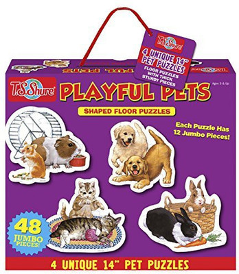 

T.S. Shure Playful Pets Floor Puzzle (48 Piece)(48 Pieces)
