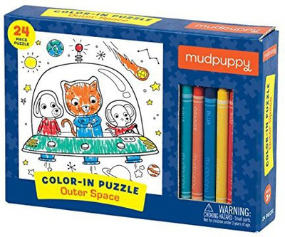 

Mudpuppy Outer Space Color-in Puzzle (24 Piece)(24 Pieces)