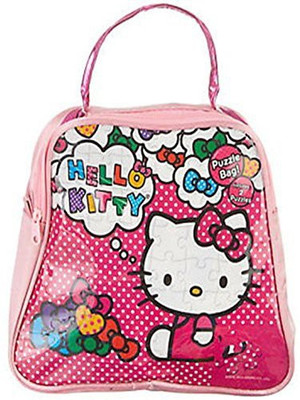 

IQ Toys Hello Kitty Carry and Go Puzzle Bag, With 2 100 Piece Puzzles(100 Pieces)