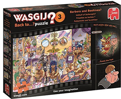 

Jumbo Wasgij Back to... 3 Barbers and Beehives Jigsaw Puzzle (1000 Piece)(1000 Pieces)