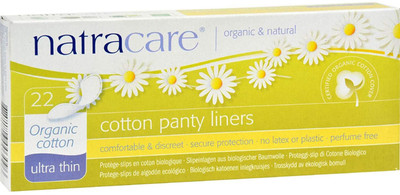 

NATRACARE Panty Liners, Cotton, Organic, 22 ct Pantyliner(Pack of 22)