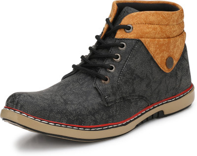 

Peclo Peclo Casual black Boot for Mens Casuals For Men(Tan, Grey