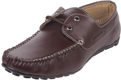 

MESSI Boat Shoes For Men(Brown