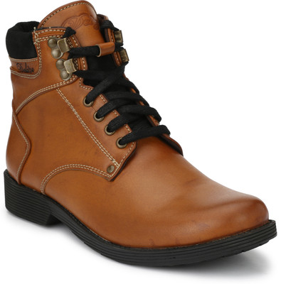 

Delize Leather Casual Boots For Men(Tan
