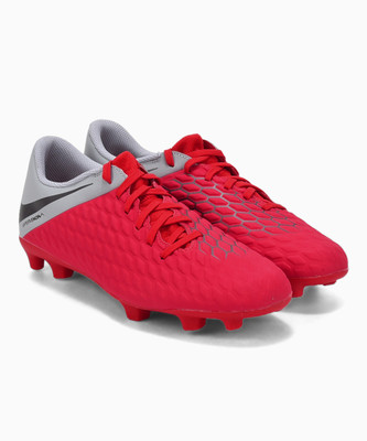 Nike HYPERVENOM 3 Football Shoes For Men(Red)