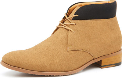 

VETO Elevator Shoes Boots For Men(Tan, Brown-black