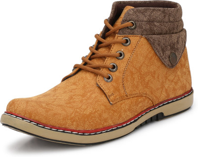 

Peclo Peclo Casual Tan Boot for Mens Casuals For Men(Tan