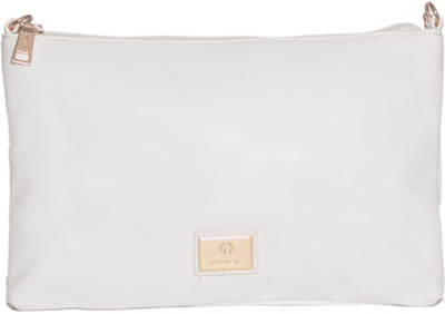 

Caprese Women Casual White PU Sling Bag