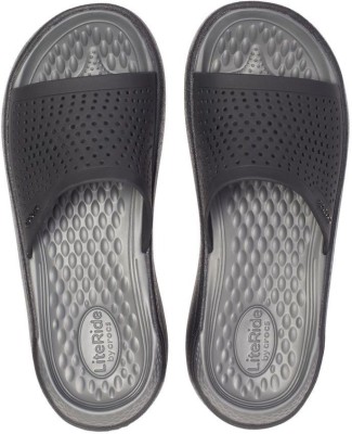 CROCS Men LiteRide Slide Slides(Black , 8 UK/India)