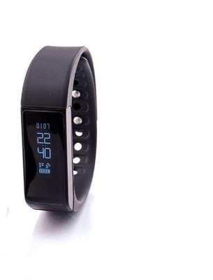 

Zakk Fitmate Fitness Tracker Z1 Smart Bracelet (Black)(Black Strap, Size : Regular)