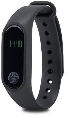

True Store M2 Fitness Band Activity Tracker with Heart Rate Monitor Waterproof Intellegent Health Bracelet(Black Strap, Size : Free Size)