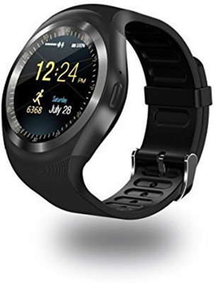

AmidebyAD Bluetooth Smartwatch Black Smartwatch(Black Strap Free Size)