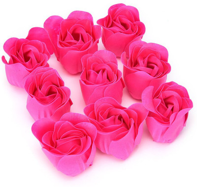 

MK Bath Body Flower Soap Rose Soap Wedding Favor Shower Home Party Christmas Birthday Valentine's Day Gifts Scented 9 pcs Multi colour(20 g, Pack of 9)
