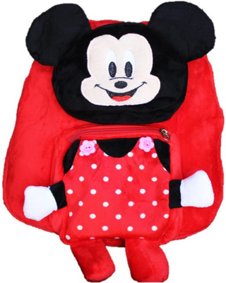 

ToyJoy Cartoon soft school bag for 2 to 5 yr kids/boys/girls birthday gift for children - 35 cm(Red)