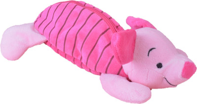 

ToyJoy Piglet piggy Pencil pouch soft plush case for kids - 25 cm(Multicolor)