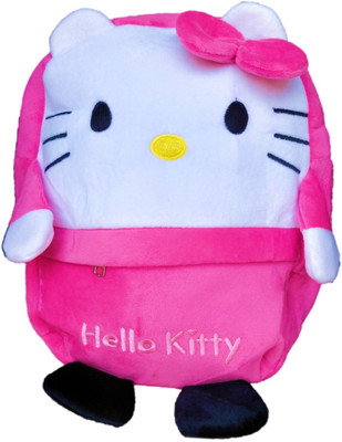 

toyjoy Hello Kitty school bag 35cm for kids /girls/boys/children plush soft bag backpack cartoon bag gift for kids - 35 cm(Pink)