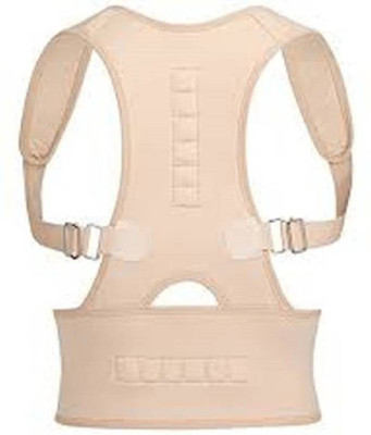 

Saiyam Back Support Posture Belt that Aligns Your Spine Posture Back & Abdomen Support (M, Beige)