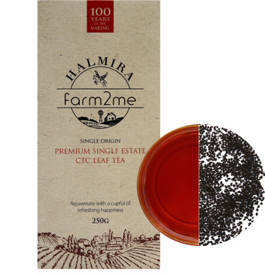 Halmira Tea Farm2me Single Origin Premium Single Estate CTC Leaf Tea(250 g, Box)