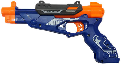 

Pacific Toys Blaze Storm Soft Bullet Gun with 5 Foam Bullets & 5 Suction Dart Bullets(Multicolor)